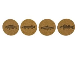 Magic Pine Outfitters Freshwater Fish Series Coasters - 4pack
